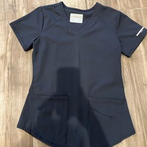 Womens grey scrub top
